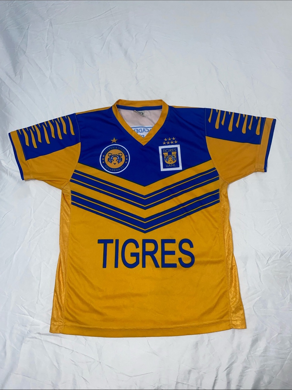Kids Short Sleeve Jersey - Gold & Blue